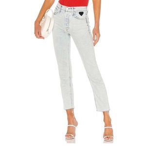 Size 26 Mother Superior Jeans with Cute Heart Det